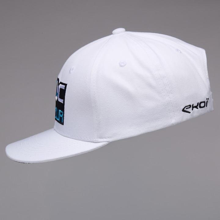 Casquette visière plate EKOI Perf ROC D AZUR Blanche