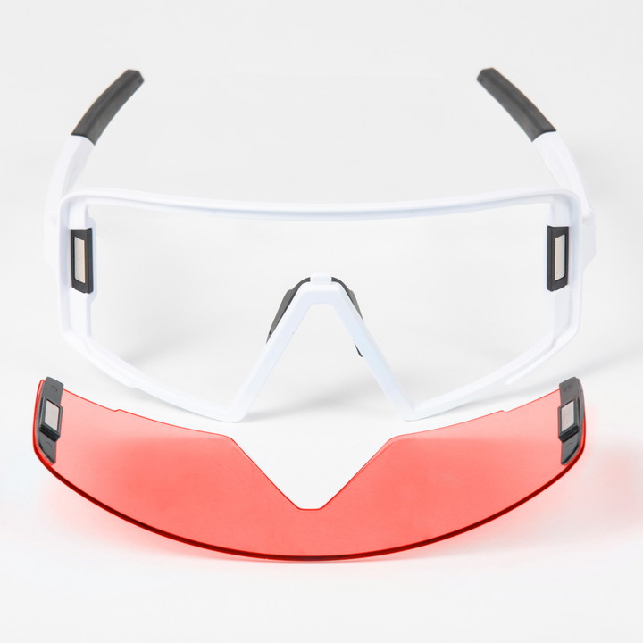 LUNETTES EKOI OTTIMO MAGNETIC BLANCHE REVO ROUGE