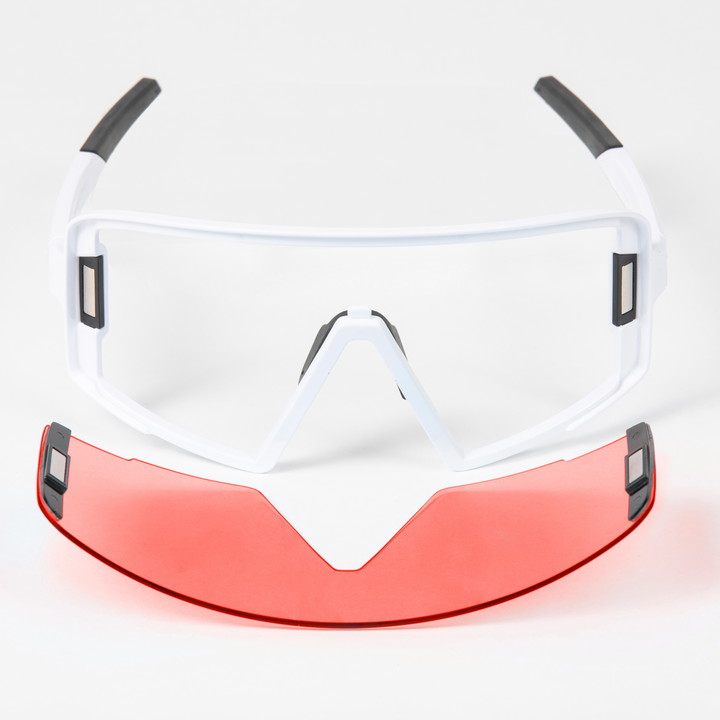 LUNETTES EKOI OTTIMO MAGNETIC BLANCHE REVO ROUGE
