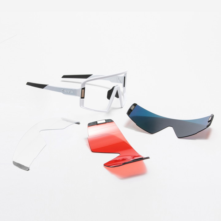 LUNETTES EKOI OTTIMO MAGNETIC BLANCHE REVO ROUGE