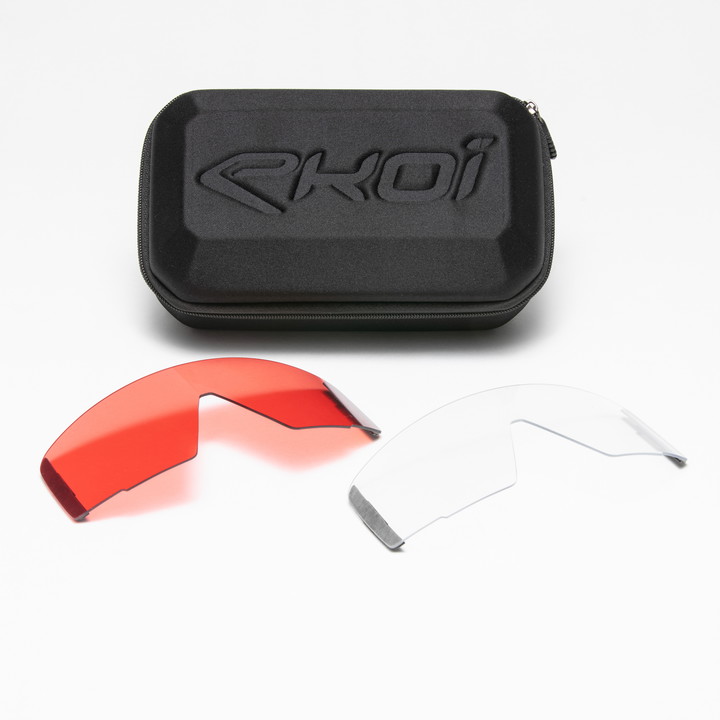 LUNETTES EKOI OTTIMO MAGNETIC BLANCHE REVO ROUGE