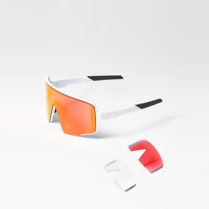 LUNETTES EKOI OTTIMO MAGNETIC BLANCHE REVO ROUGE