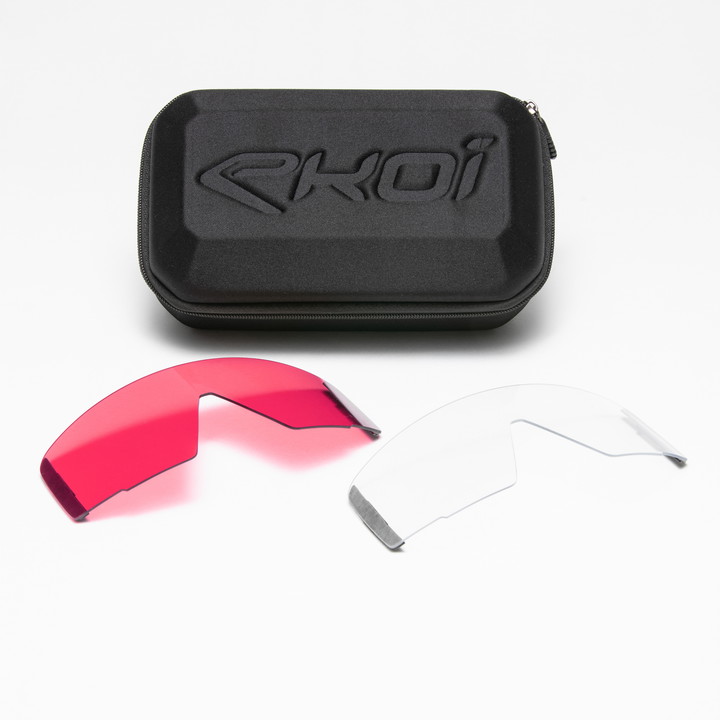 LUNETTES EKOI OTTIMO MAGNETIC TRANSLUCIDE ROUGE REVO ROUGE