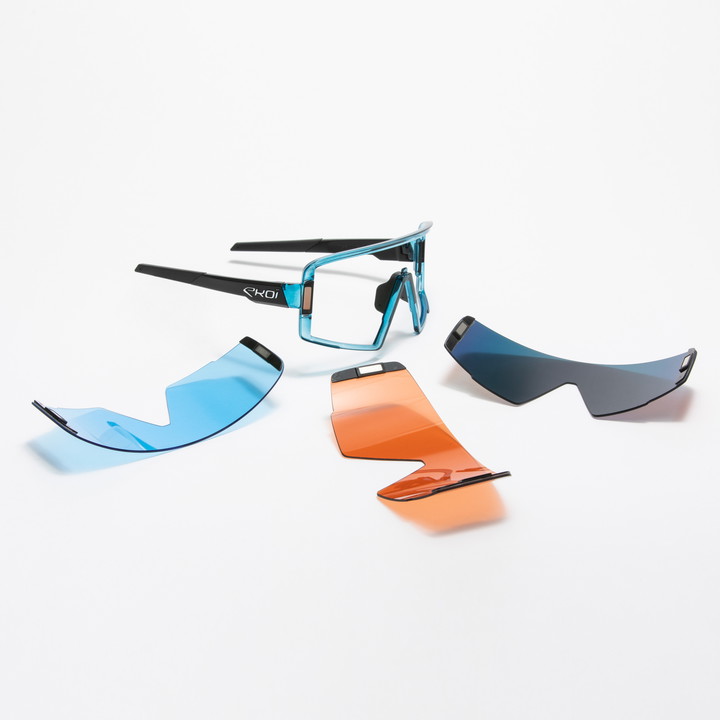 LUNETTES EKOI OTTIMO MAGNETIC TRANSLUCIDE BLEU REVO BLEU