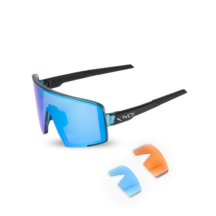 LUNETTES EKOI OTTIMO MAGNETIC TRANSLUCIDE BLEU REVO BLEU