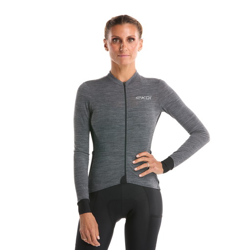 EKOI Perf EXPLORE Grey Women's Long-Sleeve Jersey