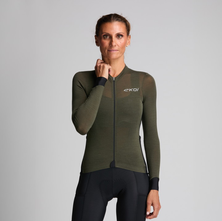 Maillot manches longues PERF EXPLORE KAKI W