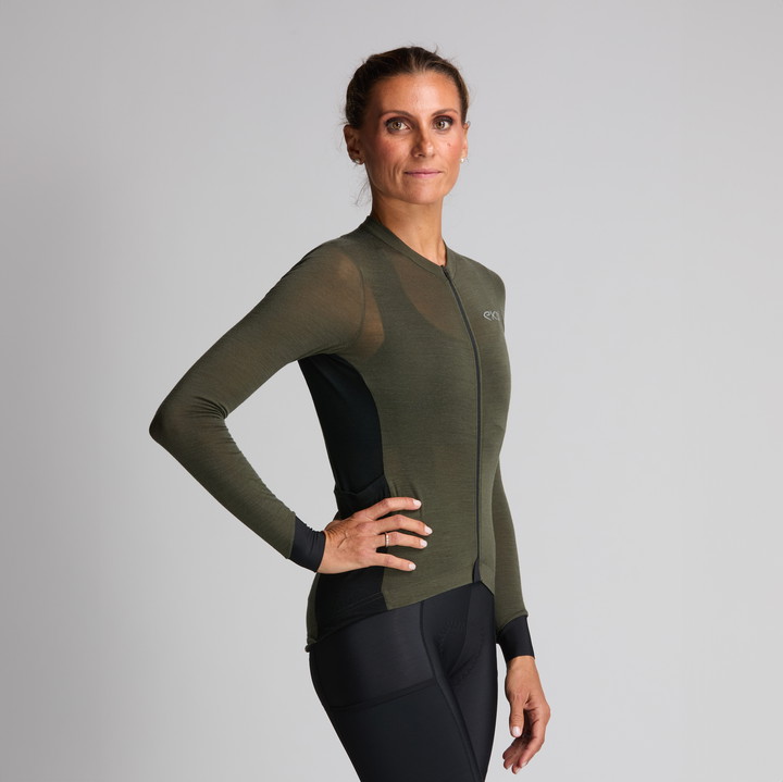 Maillot manches longues PERF EXPLORE KAKI W