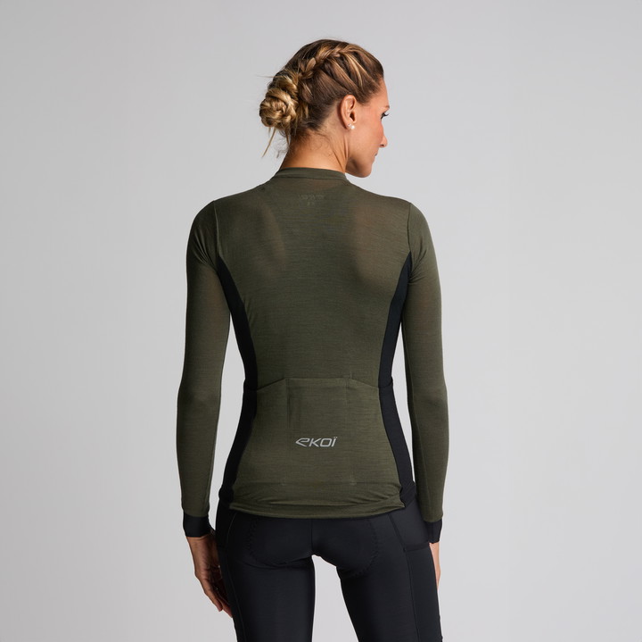 Maillot manches longues PERF EXPLORE KAKI W