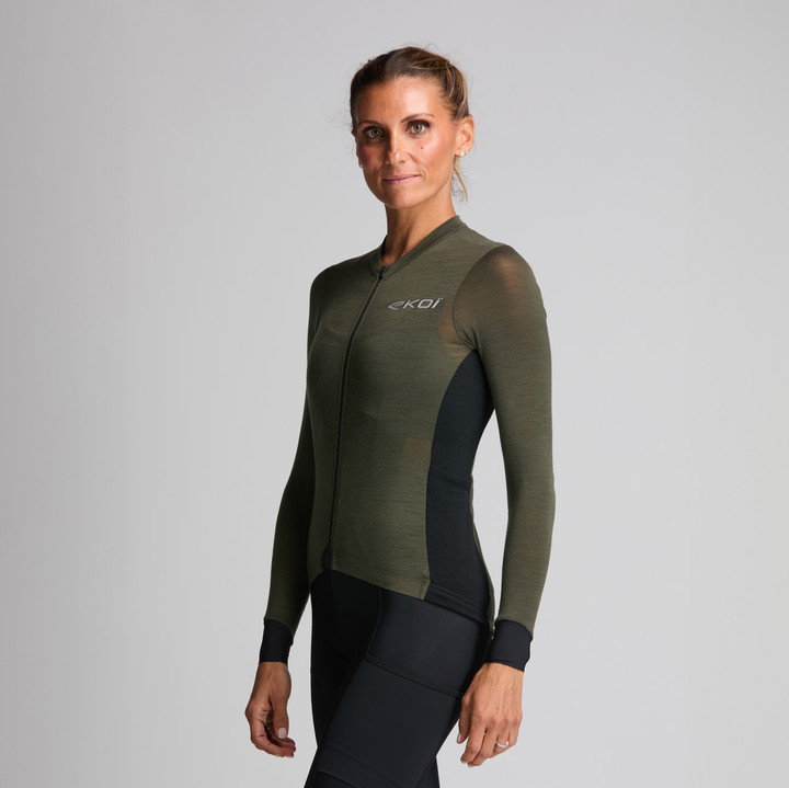 Maillot manches longues PERF EXPLORE KAKI W