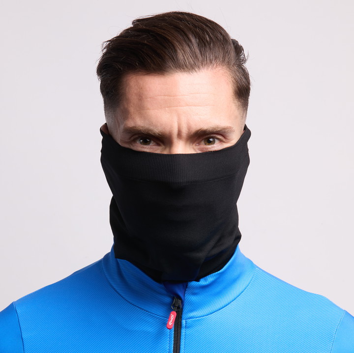 EKOI SEAMLESS BLACK NECK WARMER