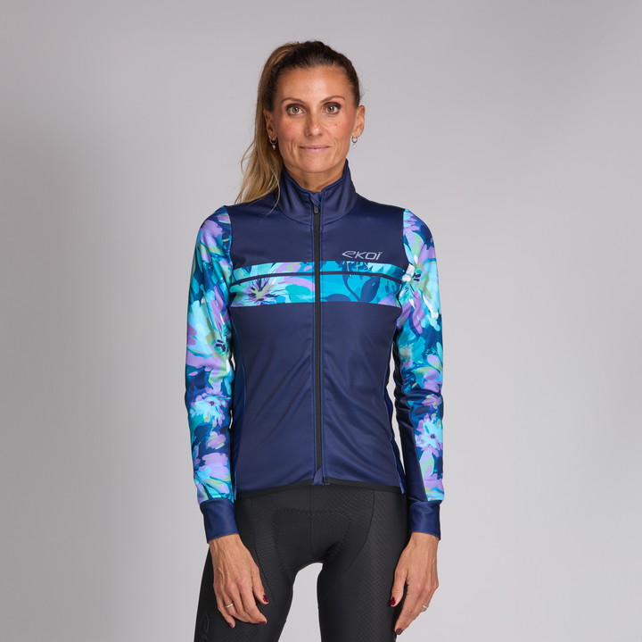 VESTE THERMIQUE PERF FLOWER MARINE W