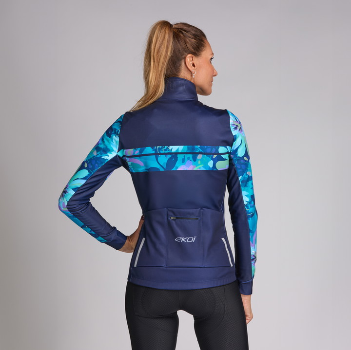 VESTE THERMIQUE PERF FLOWER MARINE W