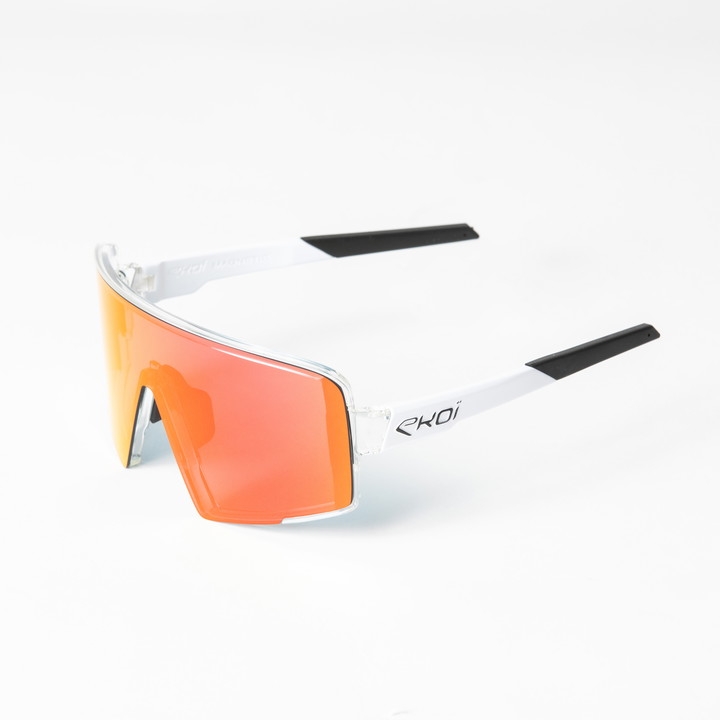 LUNETTES EKOI OTTIMO MAGNETIC TRANSLUCIDE BLANC REVO ROUGE