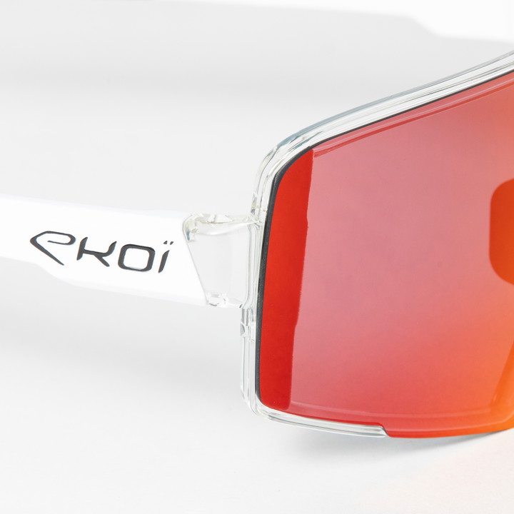 LUNETTES EKOI OTTIMO MAGNETIC TRANSLUCIDE BLANC REVO ROUGE