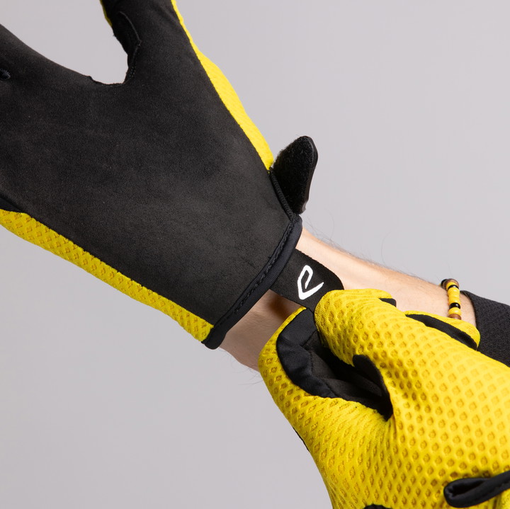 Handschoenen MTB EKOI Racing R Geel