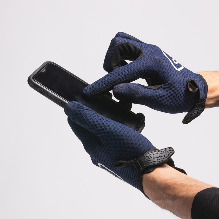 Handschoenen MTB EKOI Racing R Blauw