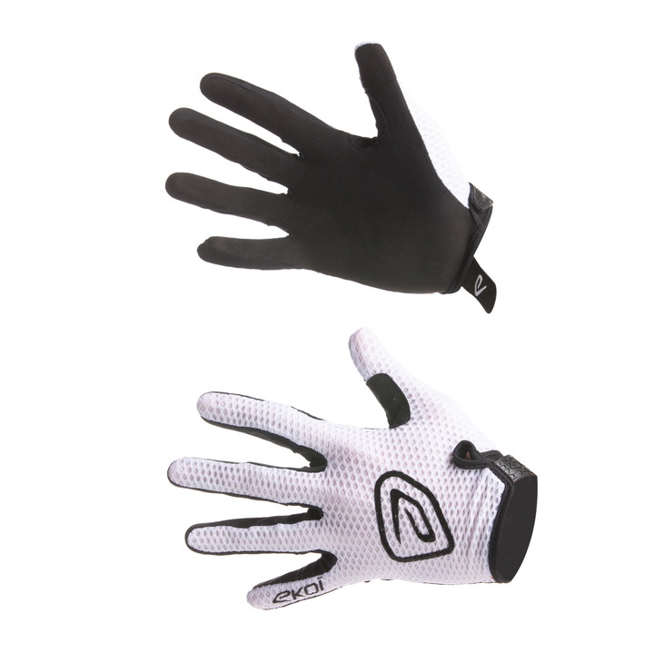 Handschoenen MTB EKOI Racing R Wit