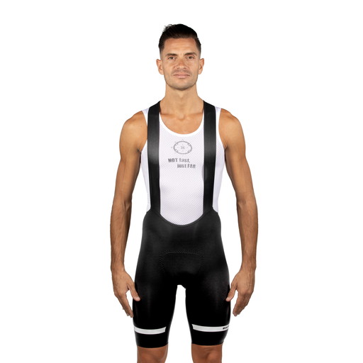 EKOI Racing BikingMan Reflective Black Bib Shorts