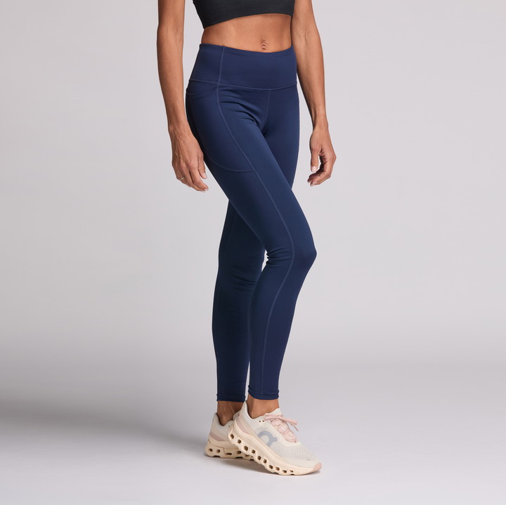 Legging femme EKOI Perf RUNNING Bleu marine