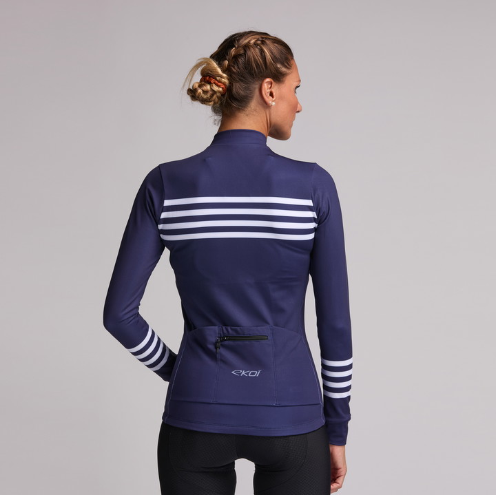 MAILLOT MANCHES LONGUES PERF MARIN BLEU W