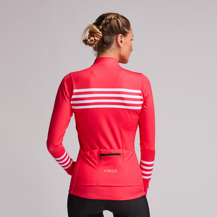 MAILLOT MANCHES LONGUES PERF MARIN ROUGE W