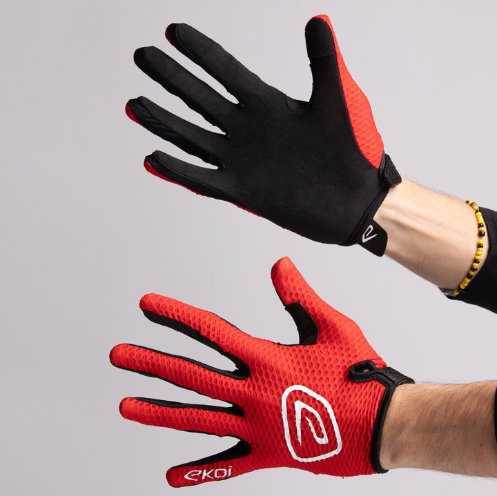 Handschoenen MTB EKOI Racing R Rood