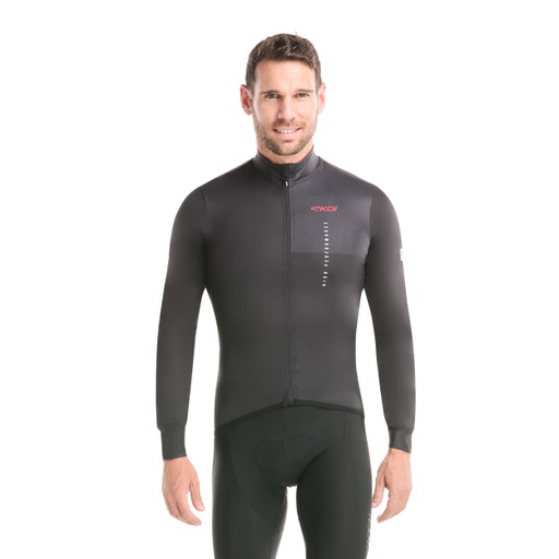 MAILLOT MANCHES LONGUES PERF CHALLENGER NOIR