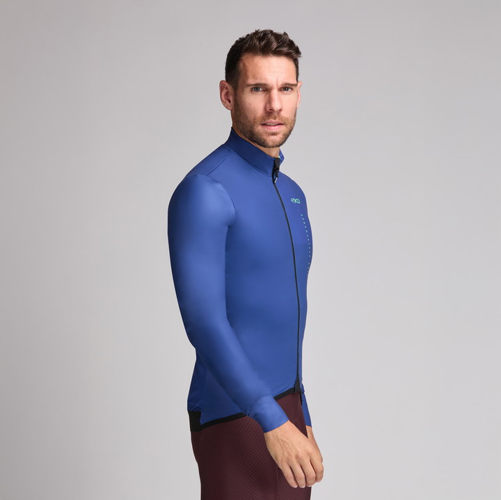 Langarmtrikot EKOI Perf CHALLENGER Marineblau
