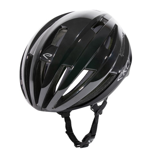 Rennradhelm EKOÏ Perf Gara MIPS Schwarz Eleganz Holo-Logo