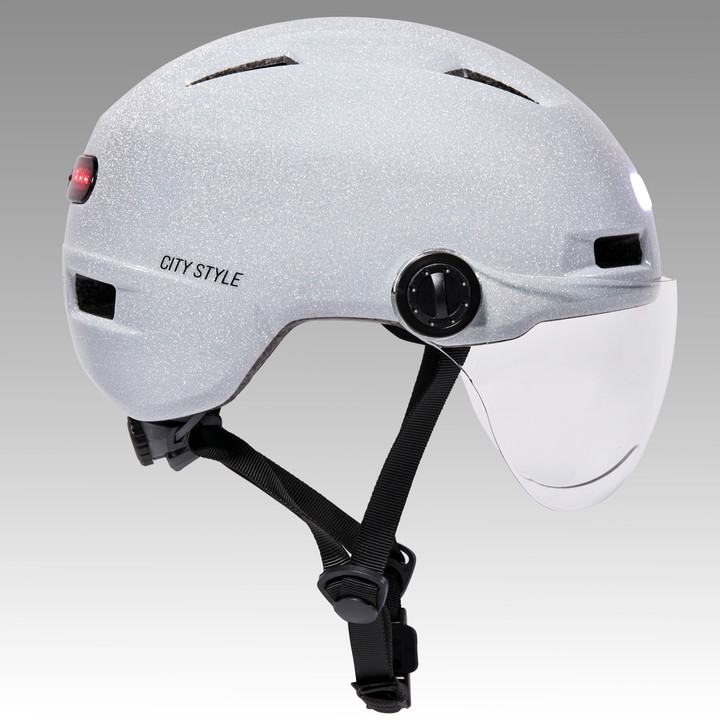 CASQUE EKOI CITY STYLE REFLECTIVE  ECRAN 