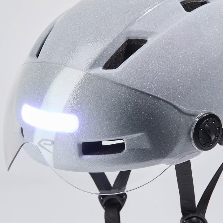 CASQUE EKOI CITY STYLE REFLECTIVE  ECRAN 