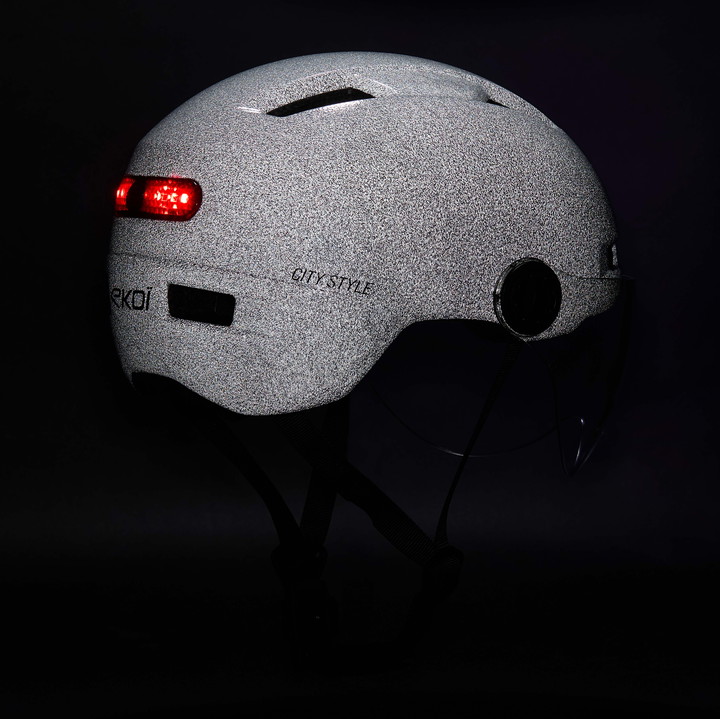 Casco urbano EKOI Perf CITY STYLE Reflective Schermo
