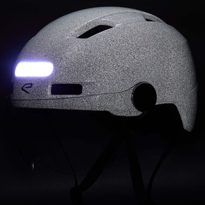 Kask miejski EKOI Perf CITY STYLE Odblaskowy z Ekranem