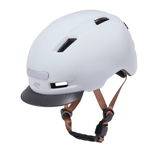 Urban helmet EKOI CITY STYLE White Visor