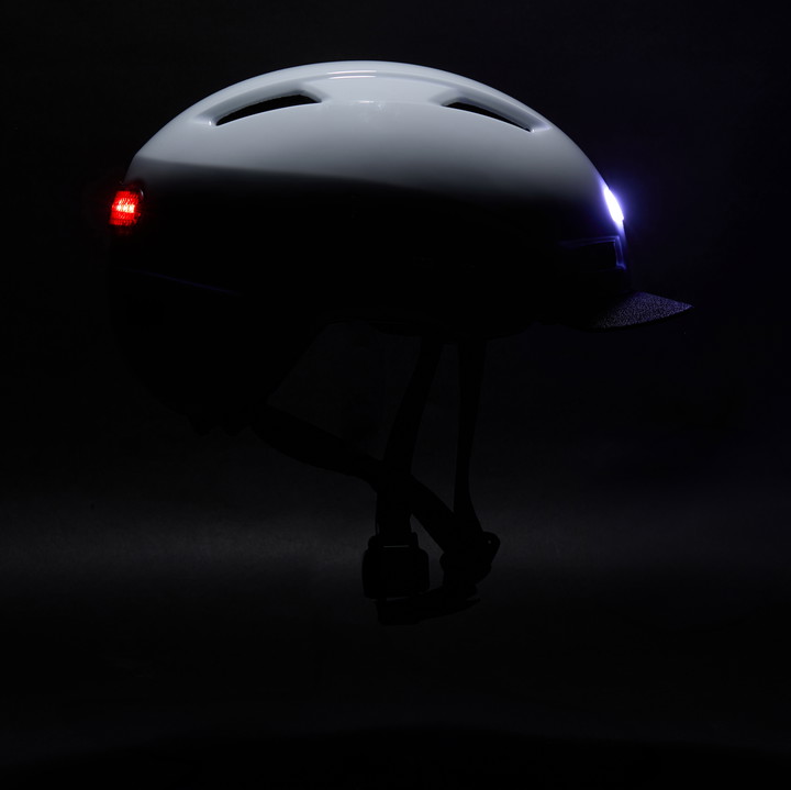 CASQUE EKOI CITY STYLE BLANC VISIERE 