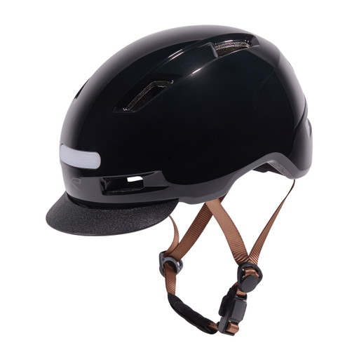 Capacete urbano EKOI CITY STYLE Preto Viseira