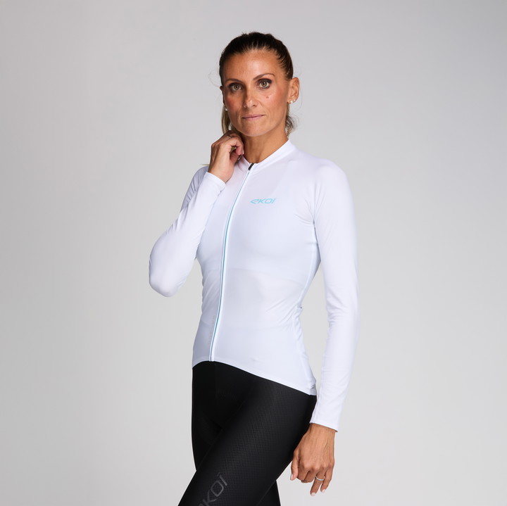 MAILLOT MANCHES LONGUES PERF SUPERSOFT BLANC W