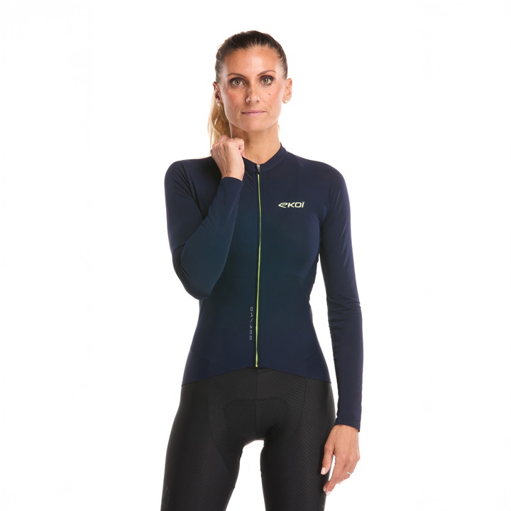 MAILLOT MANCHES LONGUES PERF SUPERSOFT MARINE W