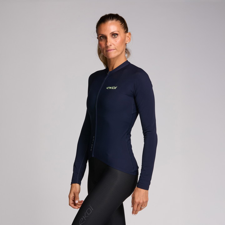 MAILLOT MANCHES LONGUES PERF SUPERSOFT MARINE W