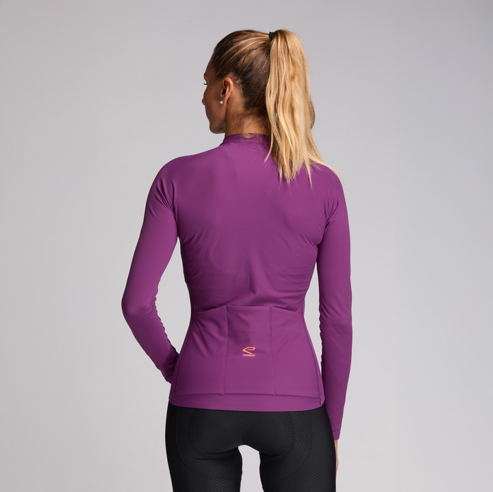 MAILLOT MANCHES LONGUES PERF SUPERSOFT VIOLET W