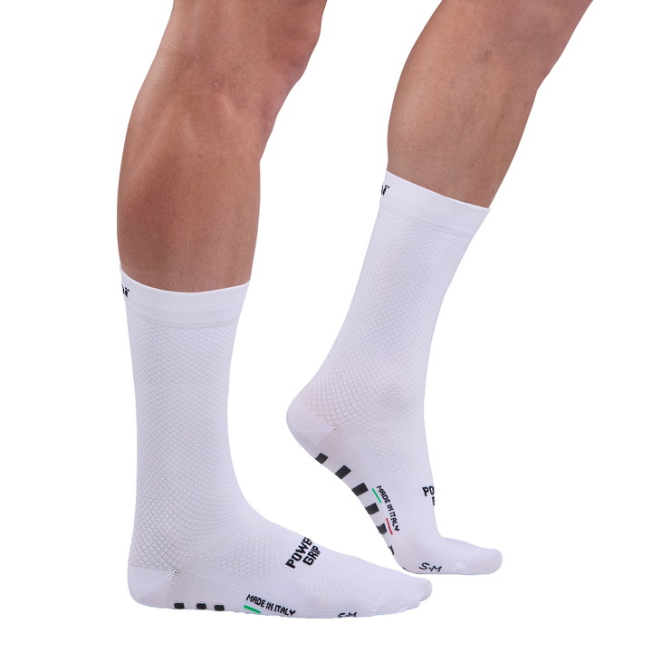 CHAUSSETTES PRO RACING POWERGRIP 18 cm Blanc