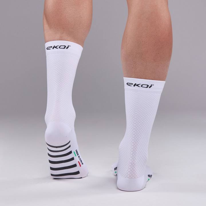 CHAUSSETTES PRO RACING POWERGRIP 18 cm Blanc