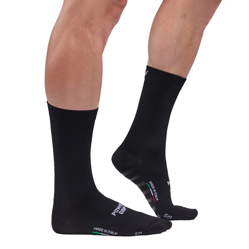 Chaussettes EKOI Racing PRO POWERGRIP 18 cm Noires