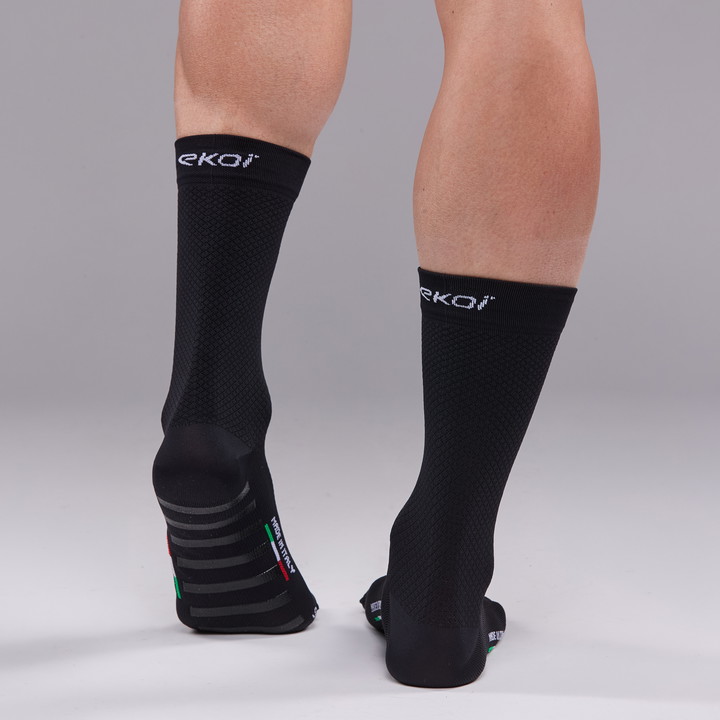 Chaussettes EKOI Racing PRO POWERGRIP 18cm Noires
