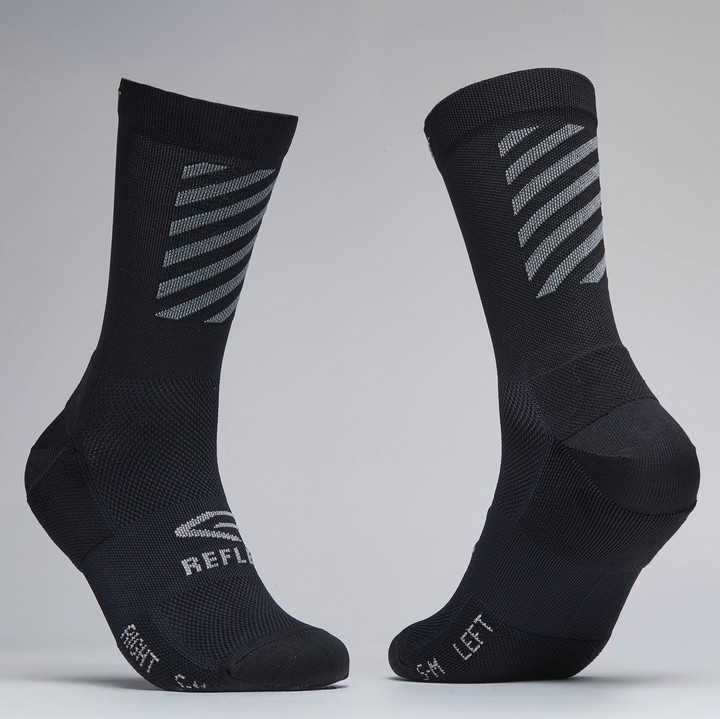 CHAUSSETTES PERF REFLECTIVE 18 cm Noir
