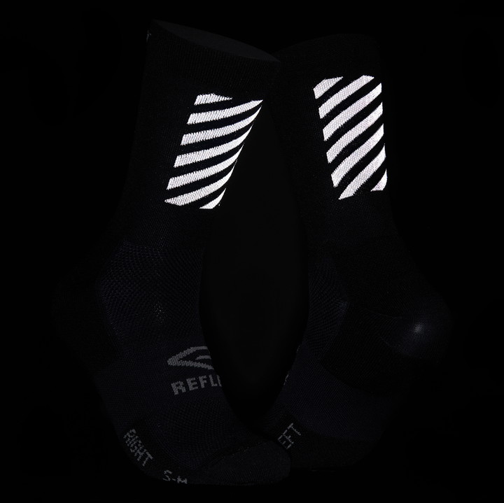 CHAUSSETTES PERF REFLECTIVE 18 cm Noir