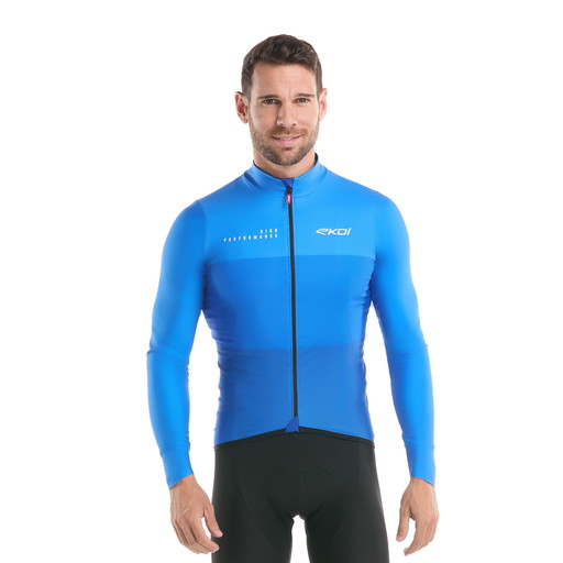 Maillot manches longues EKOI Perf CLIMAX Bleu