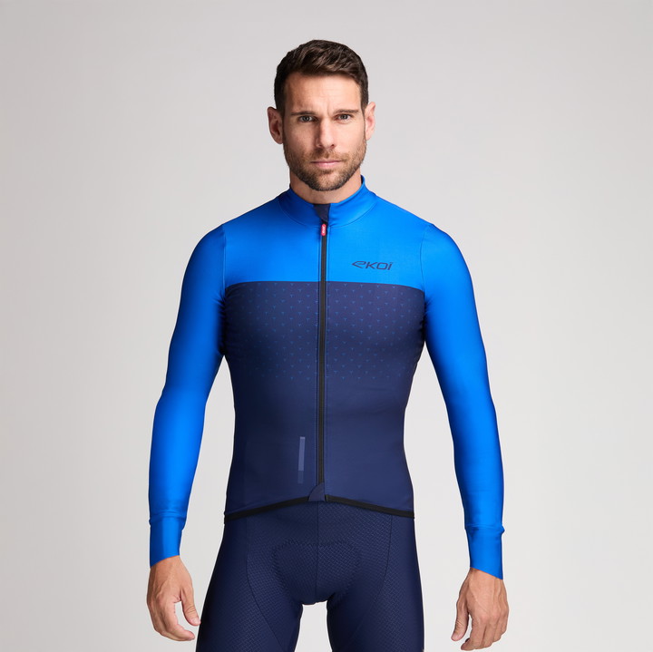 EKOI Perf FINISHER Long Sleeve Jersey Blue