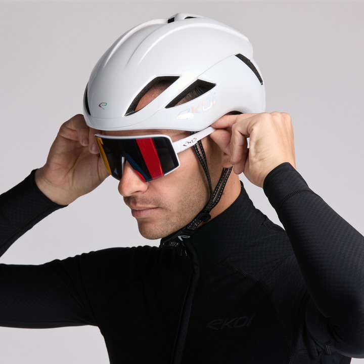 Casque personnalisable EKOI AR14 Blanc